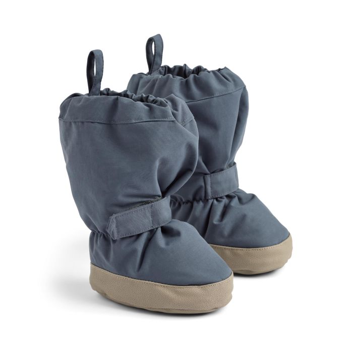 Booties, Wheat, Grey Blue
