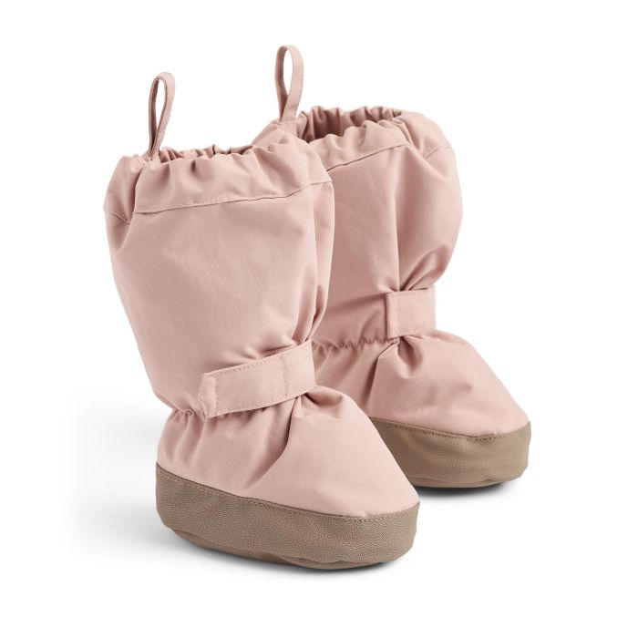 Booties, Wheat, Rose Powder