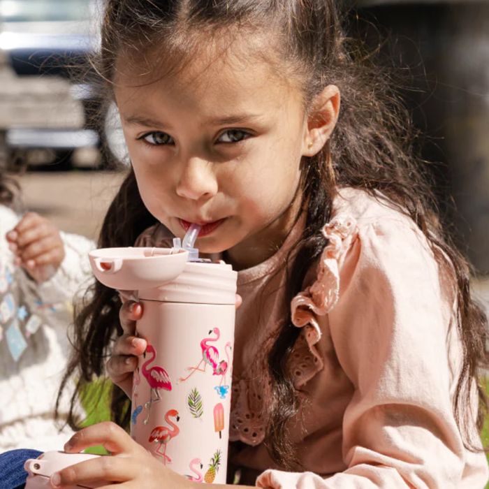 Drikkeflaske, IZY Kids, Pink Summer, 350 ml