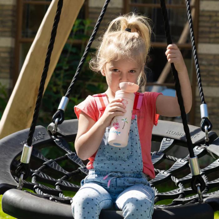 Drikkeflaske, IZY Kids, Pink Summer, 350 ml