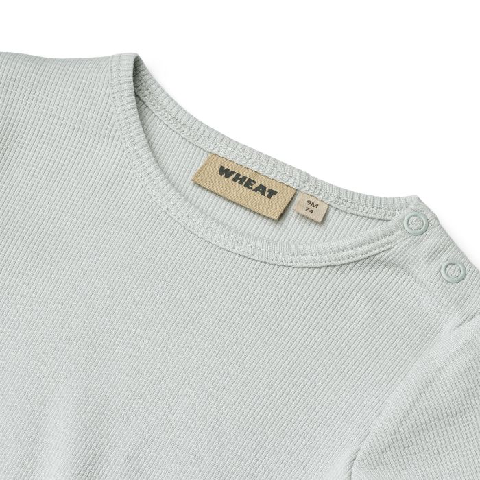 Body, Wheat, Rib, Spencer, Soft Blue