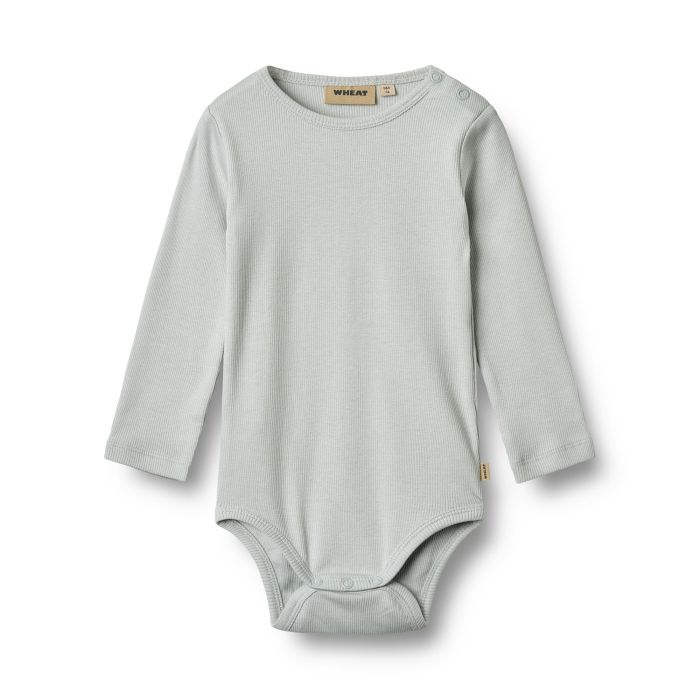 Body, Wheat, Rib, Spencer, Soft Blue