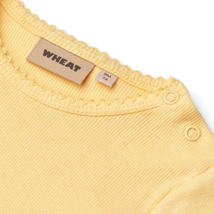 Body, Wheat, Rib, Lace Elisa, Golden Yellow