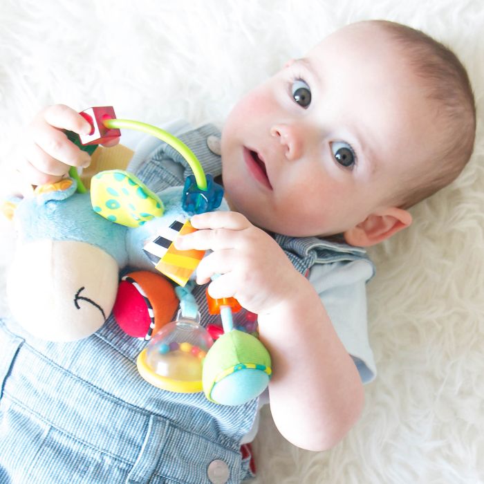 Aktivitetsrangle, Playgro, Clip Clop Blue 0mnd+