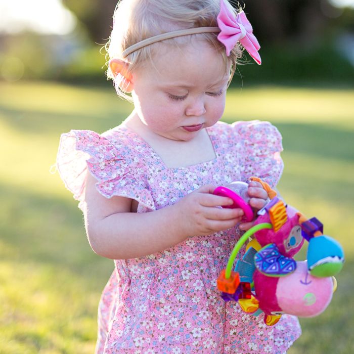 Aktivitetsrangle, Playgro, Clip Clop Pink 0mnd+