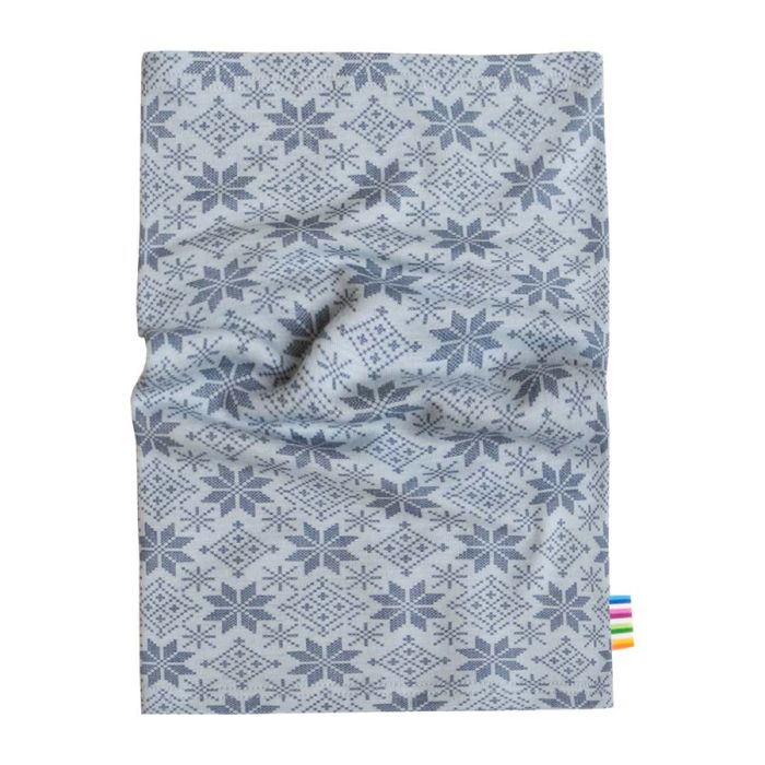 Joha ullhals, snow crystal blue