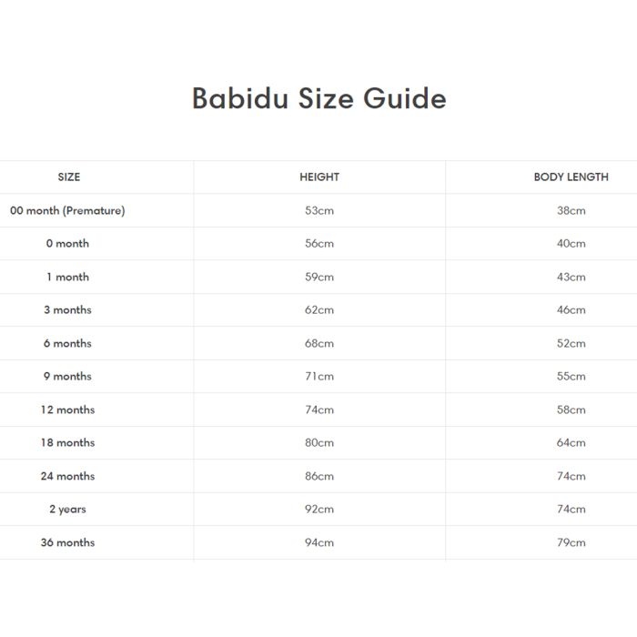 Body, Babidu, White