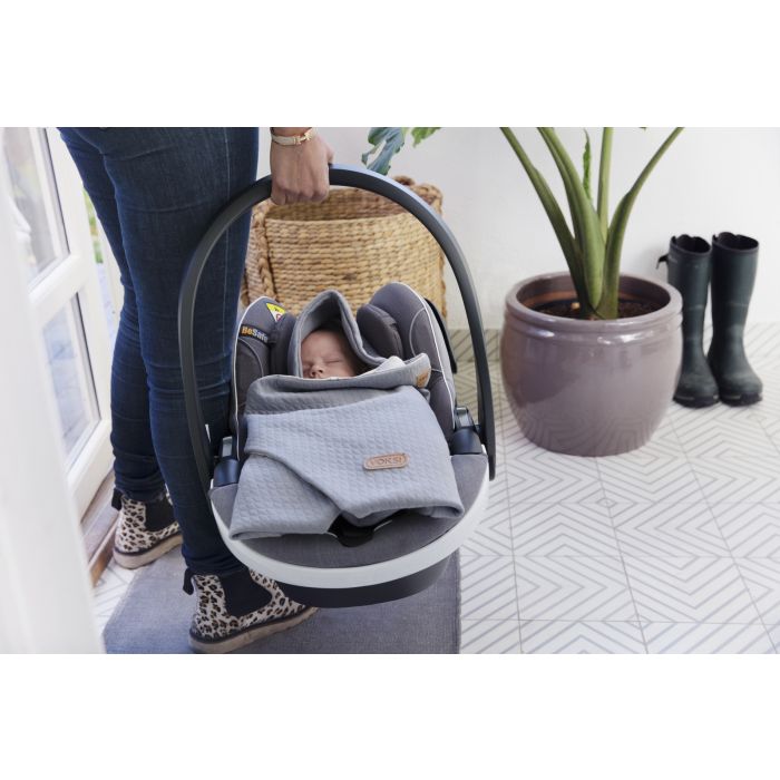 Voksi Baby Wrap Babyteppe, Star Light Grey