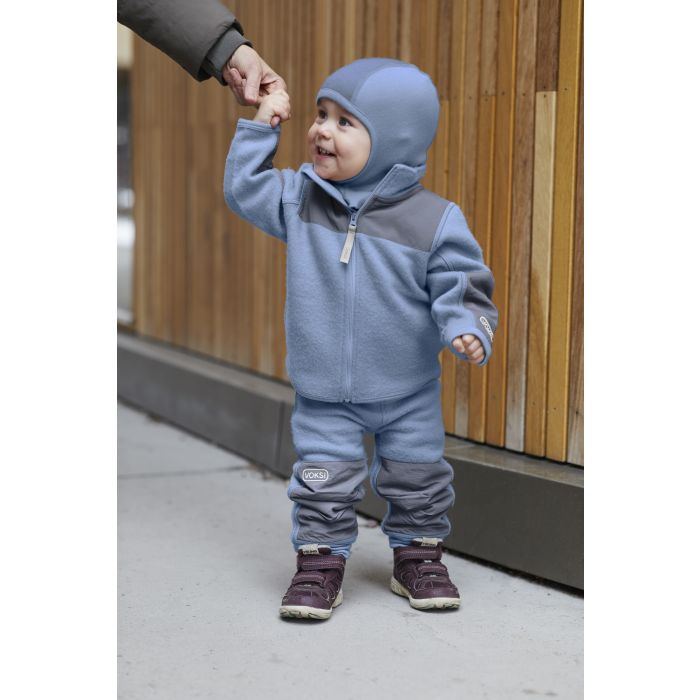 Voksi® Bukse, Ull Fleece, Blue Bell