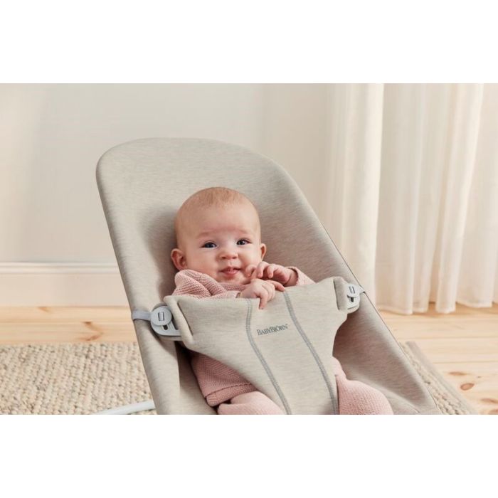 Vippestol, Babybjørn, Bliss, 3D-jersey, Lys Beige