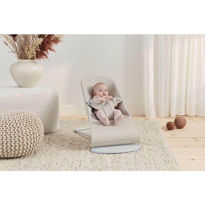 Vippestol, Babybjørn, Bliss, 3D-jersey, Lys Beige