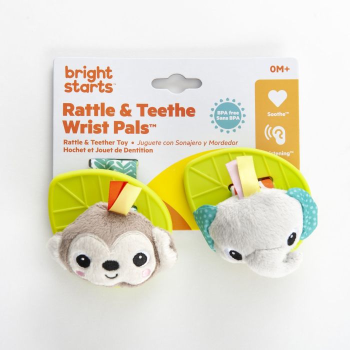 Snuggle & Teether, Brights Starts, Grønn