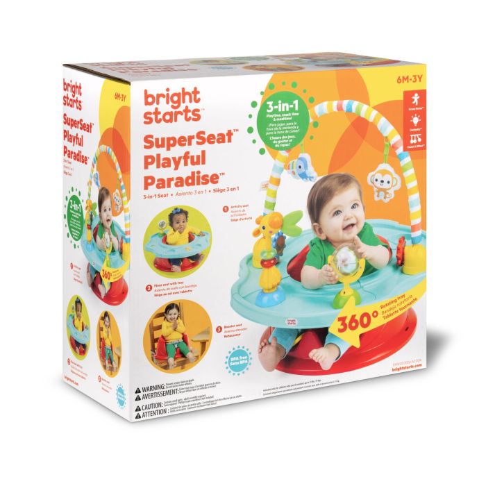 Bright Starts Superseat 3-in-1, Playful Paradise