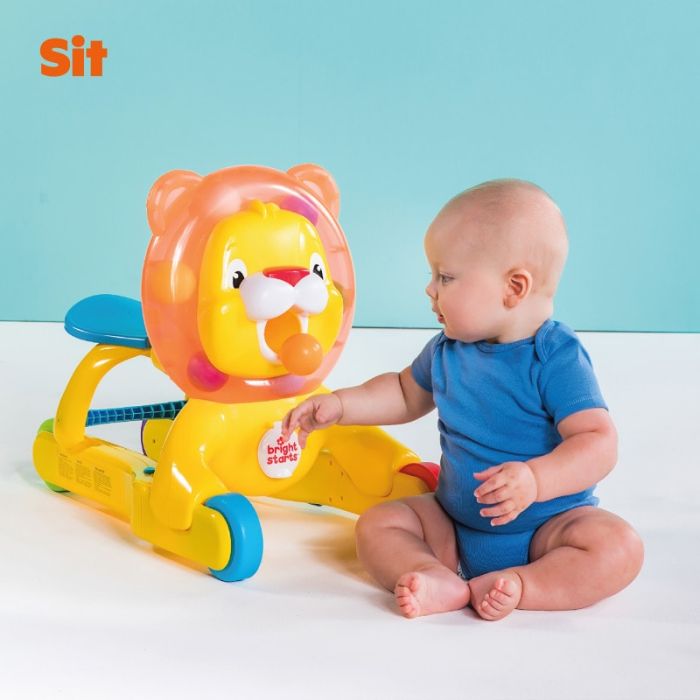 3-in-1 Step 'n Ride Lion, Bright Starts