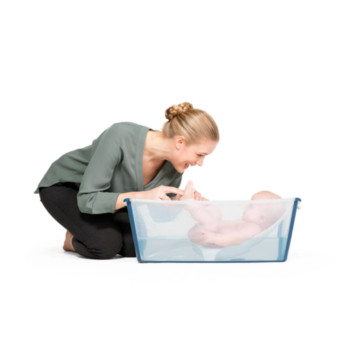 Stokke® Flexi Bath inkl. newborn support, Transparent Green