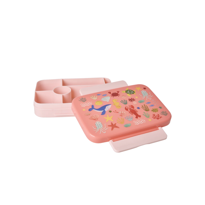 Matboks, Havmotiv i rosa, Rice