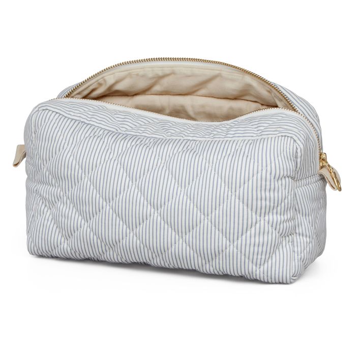 Toalettveske, Cam Cam, Classic Stripes Blue, Praline