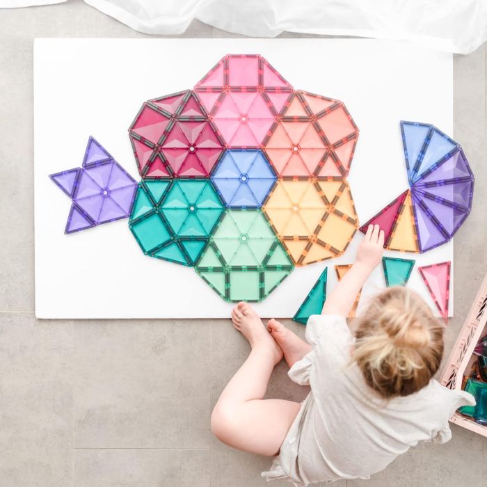 Magnetiske Leker, Connetix, Pastel Mega Pack