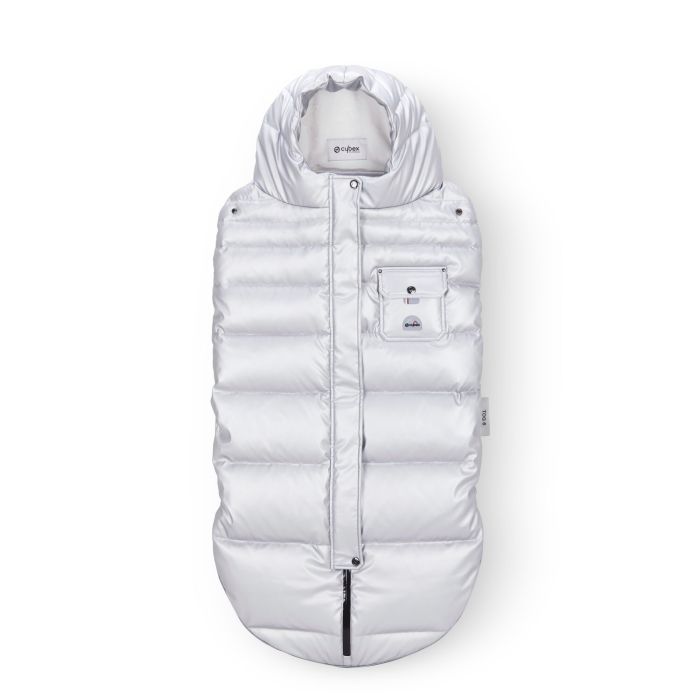 Platinum Winter Footmuff, Cybex, Artic Silver