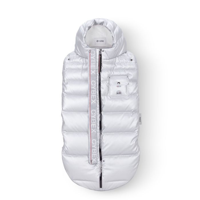 Platinum Winter Footmuff, Cybex, Artic Silver