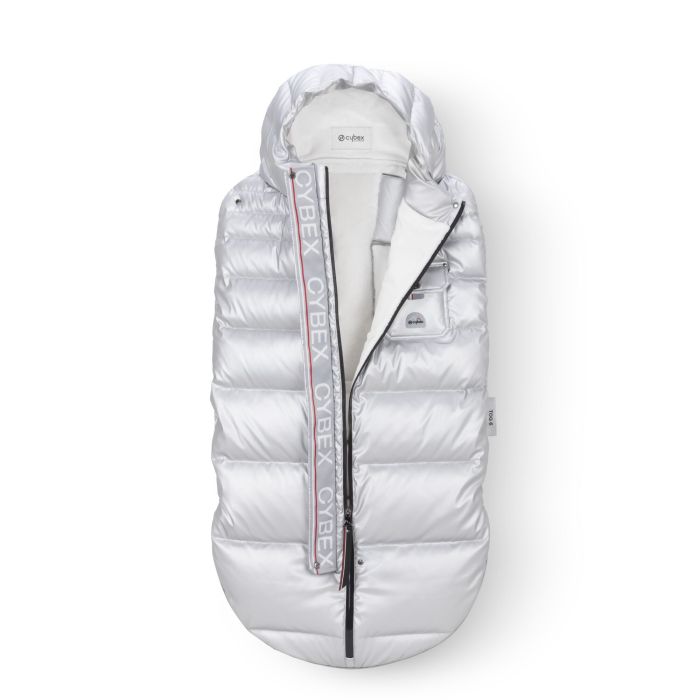 Platinum Winter Footmuff, Cybex, Artic Silver