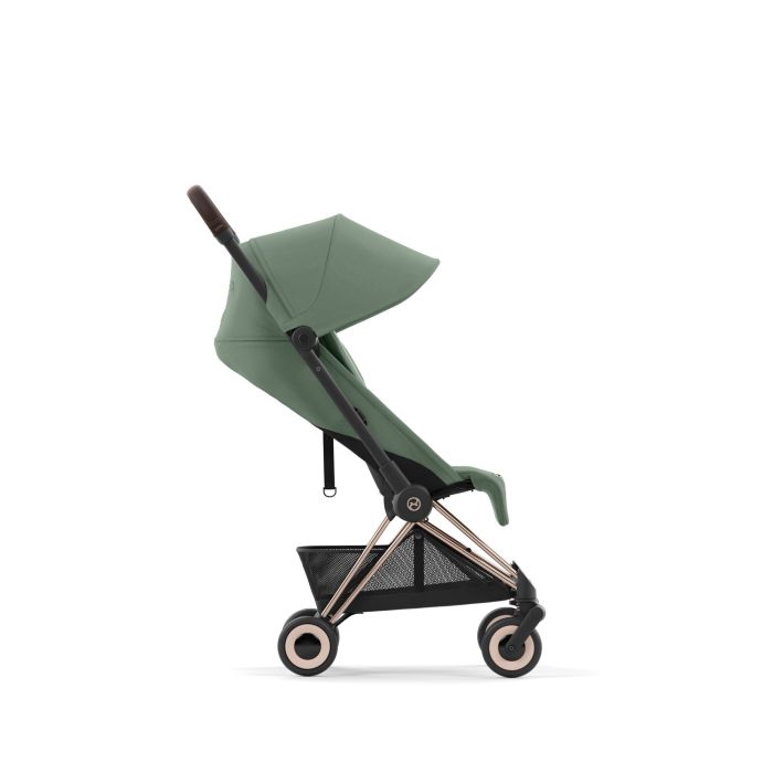 Barnevogn, Cybex, Coya, Rosegold, Leaf Green, 2025