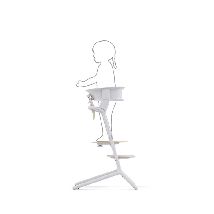 Læringstårnsett, Cybex, Lemo, All White