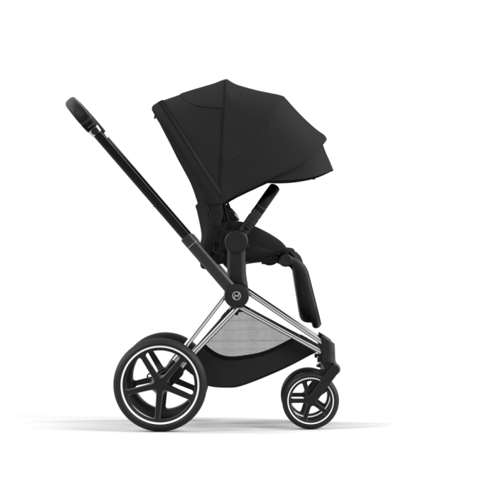 Cybex Priam, Chrome Black/Sepia Black, Komplett barnevogn