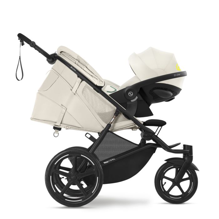 Cybex Avi Spin, BLK Seashell Beige, Barnevogn