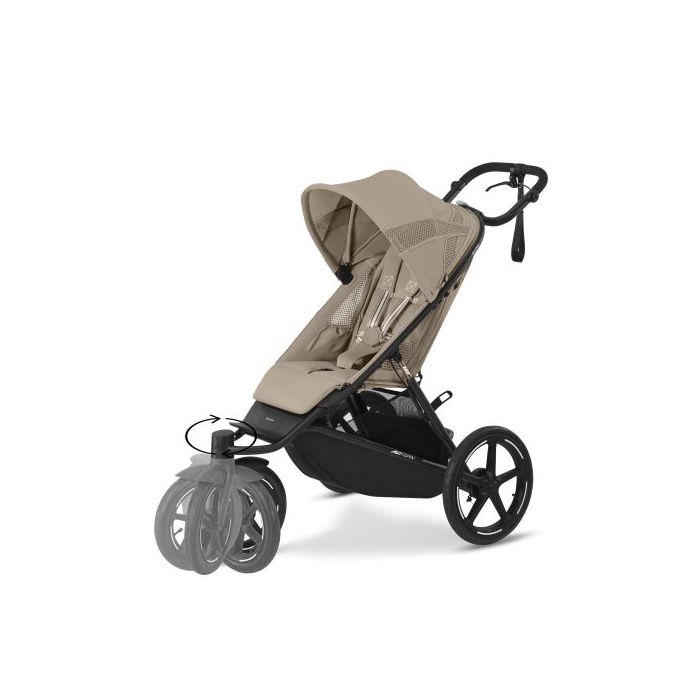 Komplett vogn, Cybex, Avi Spin, BLK Almond Beige