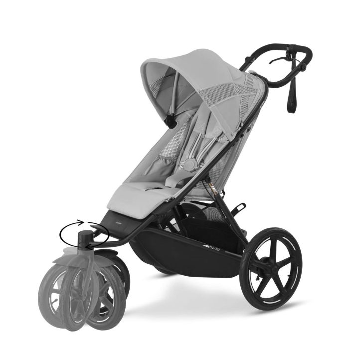 Barnevogn, Cybex, Avi Spin, BLK Fog Grey