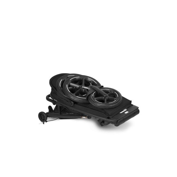 Komplett vogn, Cybex, Avi Spin, BLK Moon Black inkl. liggedel Moss Green
