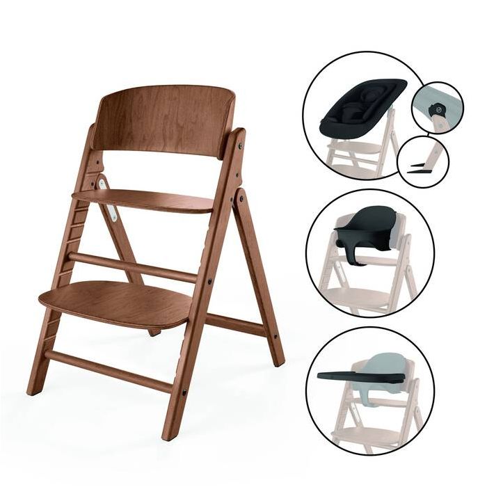 Cybex Click & Fold 4-in-1, All Natural Dark, Høystol