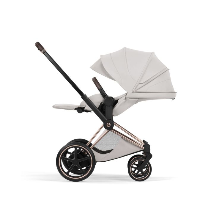 Cybex ePriam, Style Collection, Komplett Barnevogn, New Generation, Rose Gold/City Grey