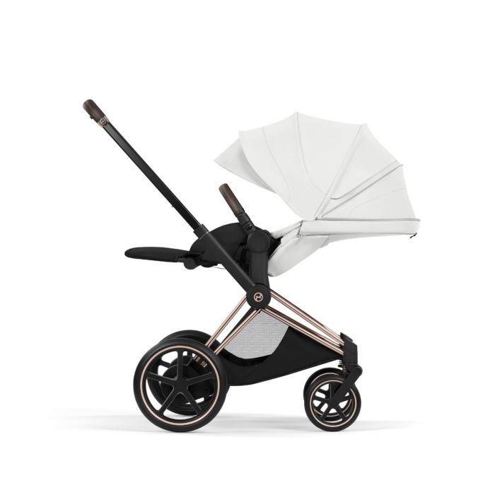 Cybex ePriam, Style Collection, Komplett Barnevogn, New Generation, Rose Gold/Off White