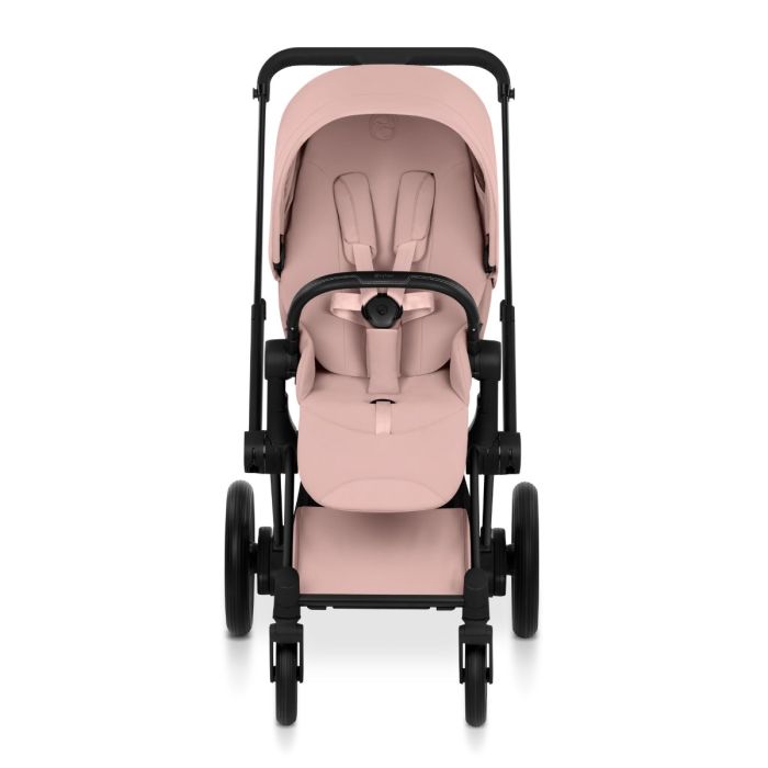 Cybex ePriam, Style Collection, Komplett Barnevogn, New Generation, Matt Black/Peach Pink