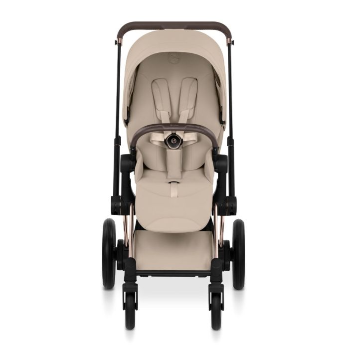 Cybex ePriam, Style Collection, Komplett Barnevogn, New Generation, Rose Gold/Cozy Beige