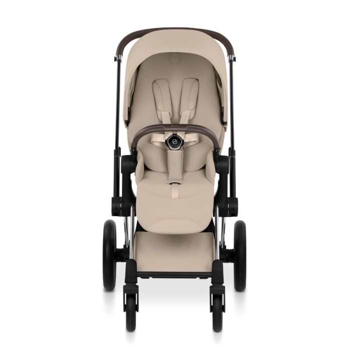 Cybex Priam, Style Collection, Komplett Barnevogn, New Generation, Chrome/Cozy Beige