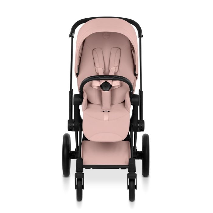 Cybex Priam, Style Collection, Komplett Barnevogn, New Generation, Matt Black/Peach Pink