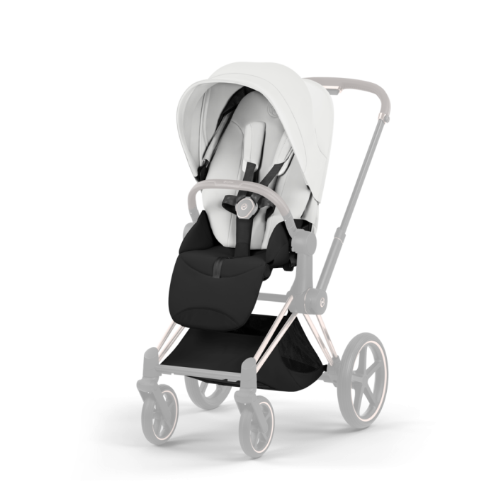 Cybex Priam, Style Collection, Komplett Barnevogn, New Generation, Rose Gold/Off White
