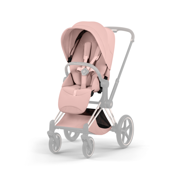 Cybex Priam, Style Collection, Komplett Barnevogn, New Generation, Rose Gold/Peach Pink