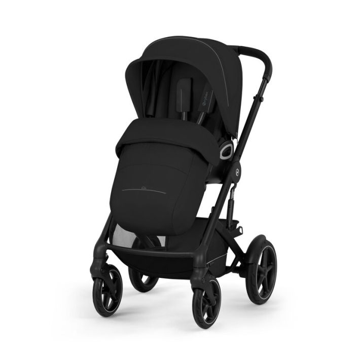 Komplett vogn Cybex Talos S Lux, 2026, Moon Black Ink. Liggedel