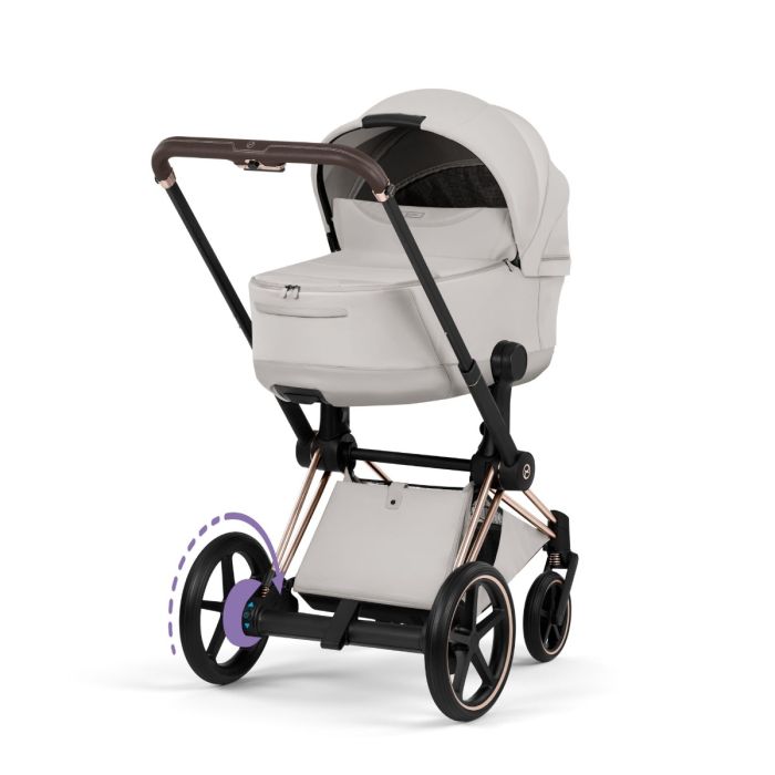 Cybex ePriam, Style Collection, Komplett Barnevogn, New Generation, Rose Gold/City Grey