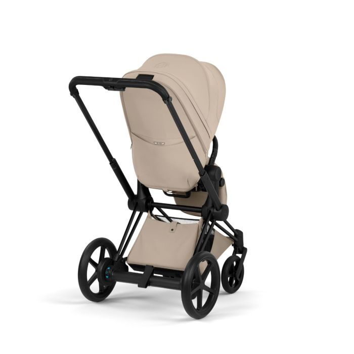 Cybex ePriam, Style Collection, Komplett Barnevogn, New Generation, Matt Black/Cozy Beige