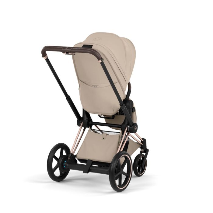 Cybex ePriam, Style Collection, Komplett Barnevogn, New Generation, Rose Gold/Cozy Beige