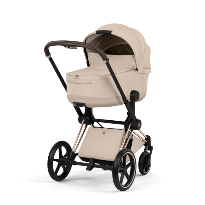 Cybex Priam, Style Collection, Komplett Barnevogn, New Generation, Rose Gold/Cozy Beige