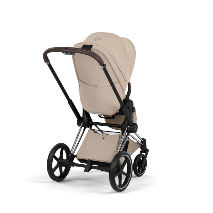 Cybex Priam, Style Collection, Komplett Barnevogn, New Generation, Chrome/Cozy Beige