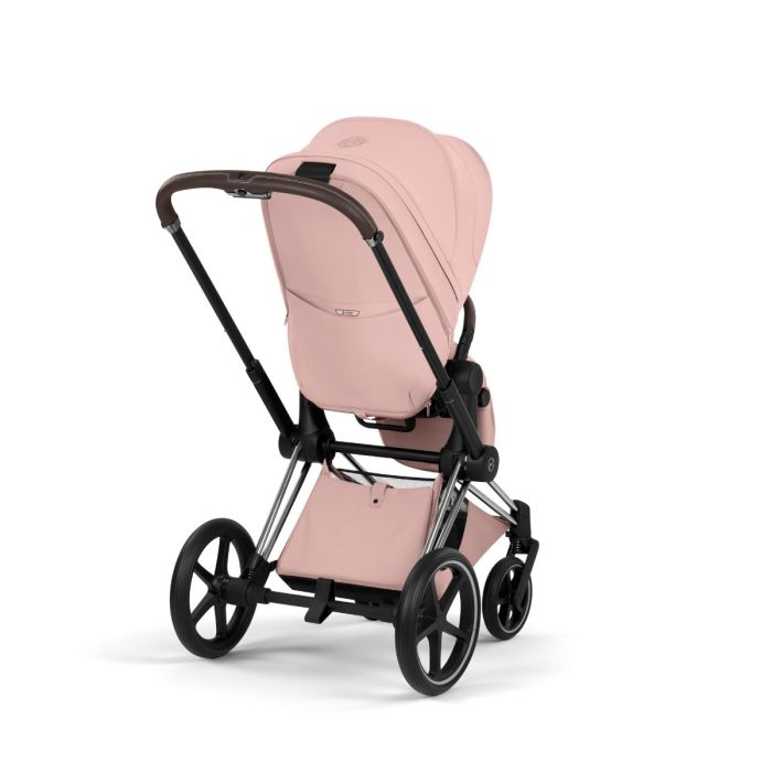 Cybex Priam, Style Collection, Komplett Barnevogn, New Generation, Chrome/Peach Pink