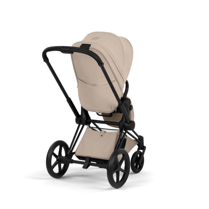 Cybex Priam, Style Collection, Komplett Barnevogn, New Generation, Matt Black/Cozy Beige