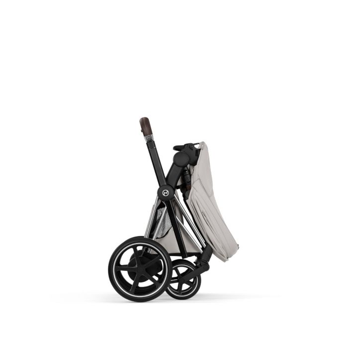 Cybex ePriam, Style Collection, Komplett Barnevogn, New Generation, Chrome/City Grey